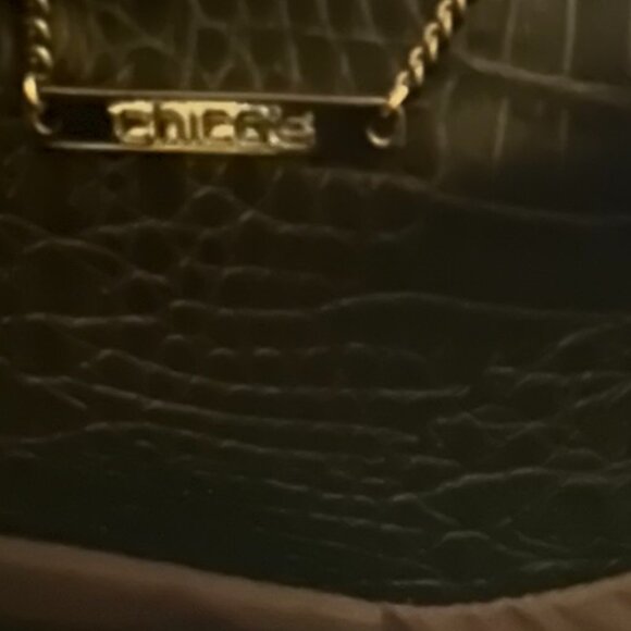 NWOT Chico’s Faux Snakeskin Leather Jacket Women’s Textured Blazer - Picture 10 of 13